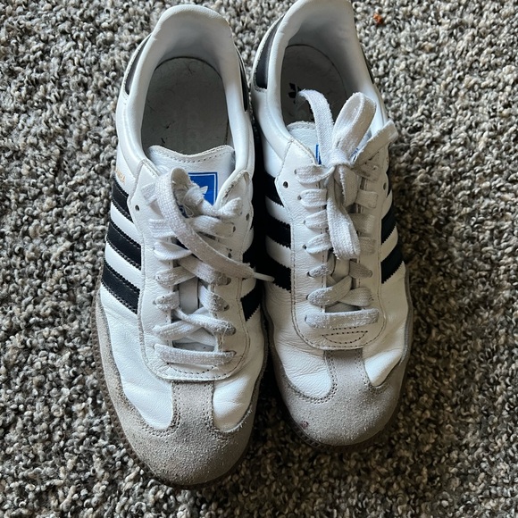 adidas Shoes - adidas White and Black Women's Retro Sneakers Samba sneakers 6.5